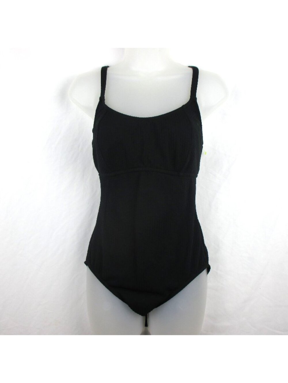 Eddie Bauer Women's Black One-Piece Swimsuit Size 12  Regular Torso, Adjustable